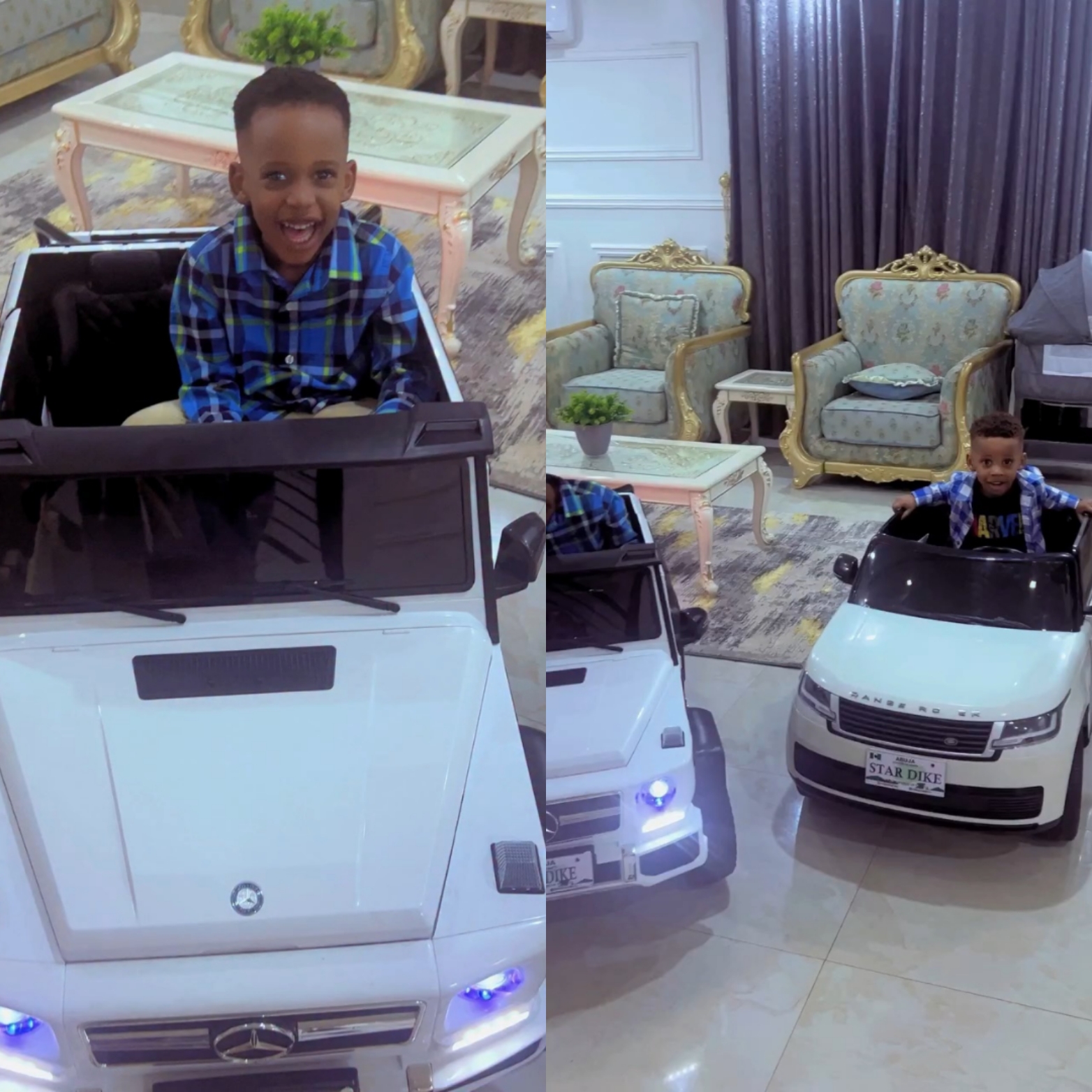 Actress, Judy Austin shows off her sons with Yul Edochie