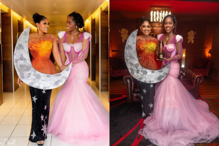 Mercy Aigbe boasts, praising her daughter, “I raised a gorgeous queen and a Jesus baby.”