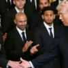 Lionel Messi and Inter Miami team-mates meet US President Donald Trump at the White House (Photos)