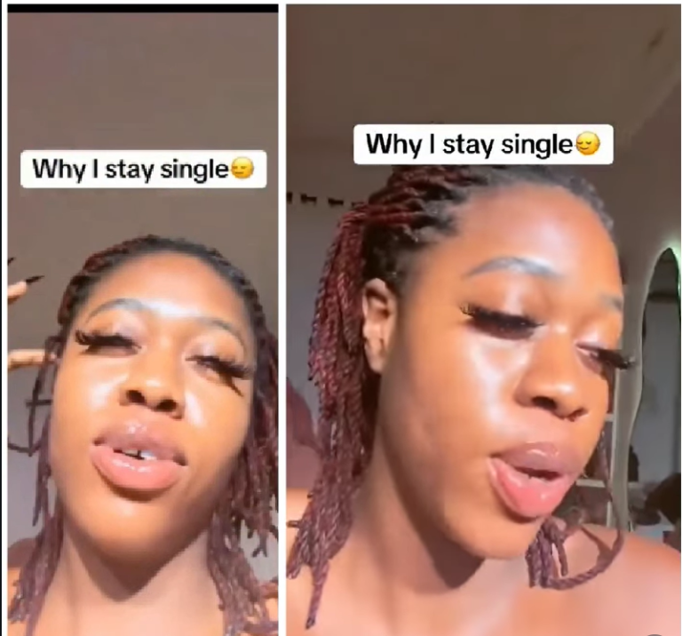 Lady says she enjoys beating men reason staying single