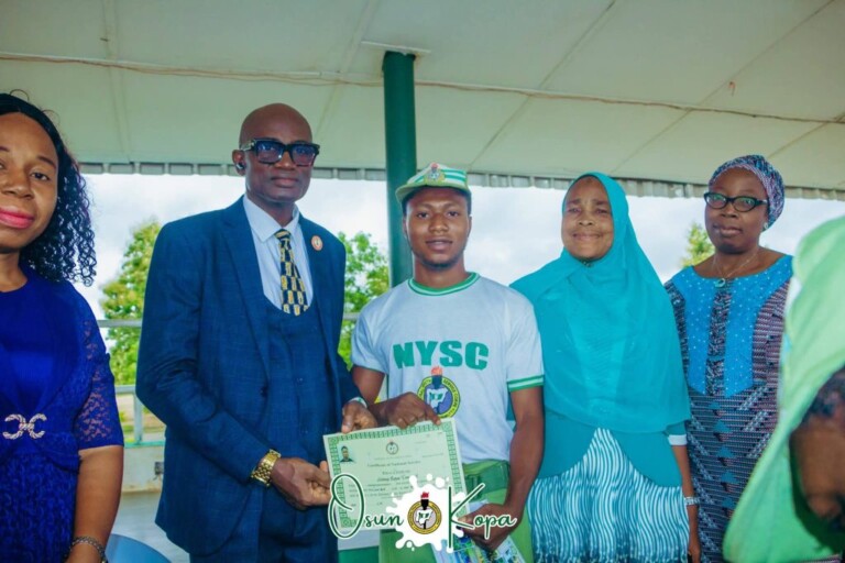 nysc extends service year for 12 corps members in osun 1024x683